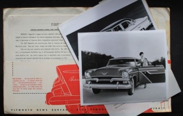 Plymouth Belvedere Modelprogram 1955 Presskit (2063)